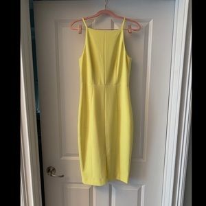 H&M yellow Midi dress Size 6